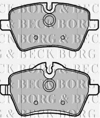BORG & BECK bbp1988 -  Комплект тормозных колодок, дисковый тормоз
